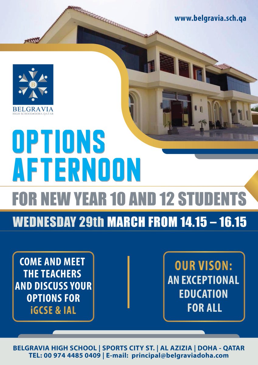 Belgravia High School (@belgraviaqa) on Twitter photo 