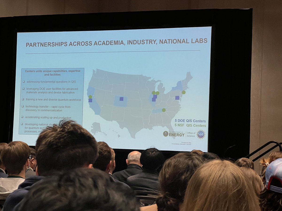 If you didn’t know what #MidwestQuantum meant before, this map really shows it! 
(From @qnextquantum and @ChicagoQuantum director David Awschalom’s talk at #APSMarch)