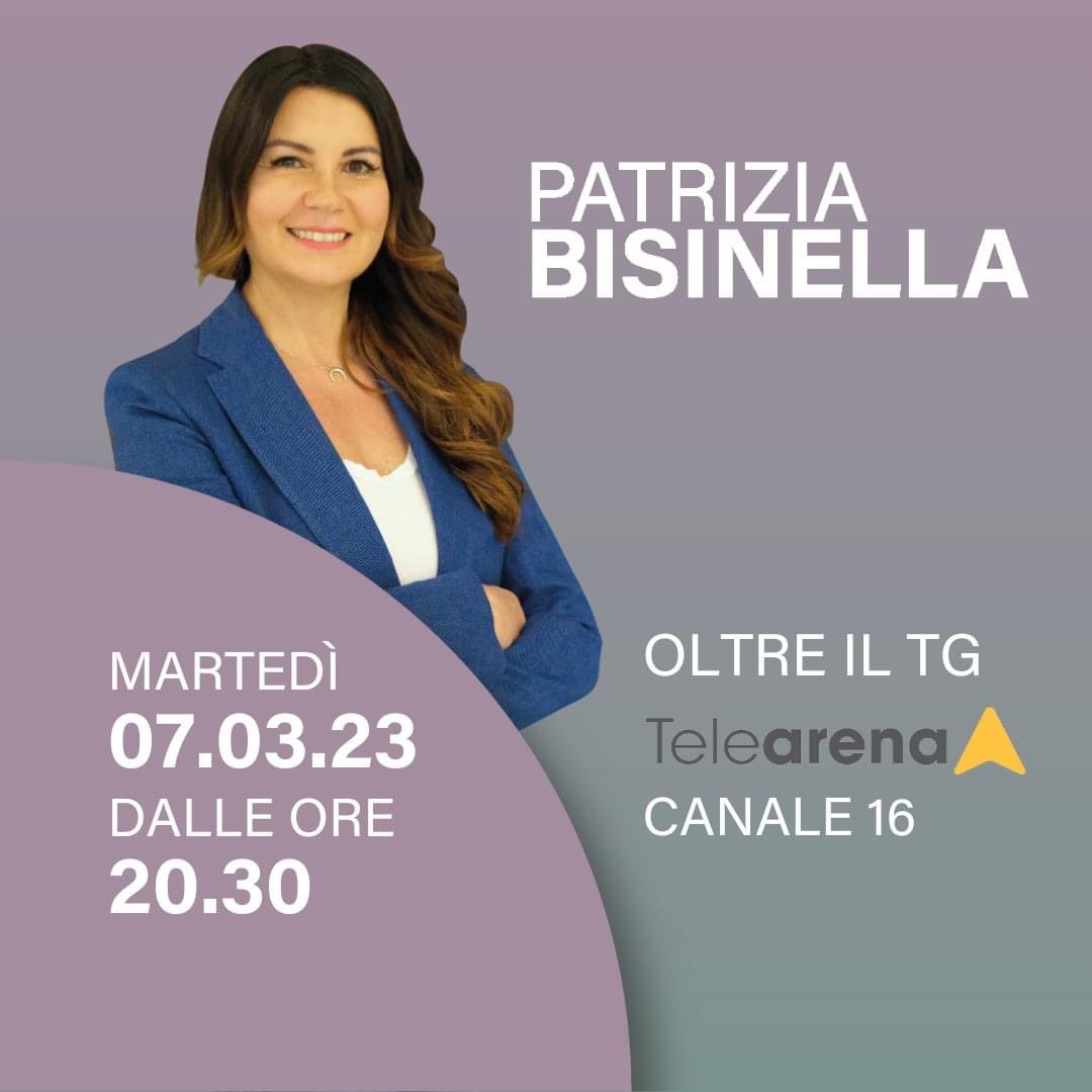 PBisinella's tweet photo. Vi aspetto questa sera su @telearenatv a partire dalle ore 20.30! https://t.co/cFVM6dIUav