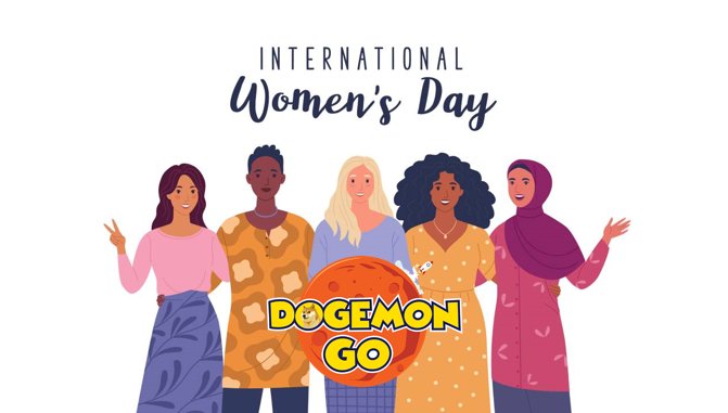 DogemonGoApp's tweet photo. ๐ฅณ Happy #InternationalWomensDay from the #DogemonGo team to you! https://t.co/8Pps2mpIb6