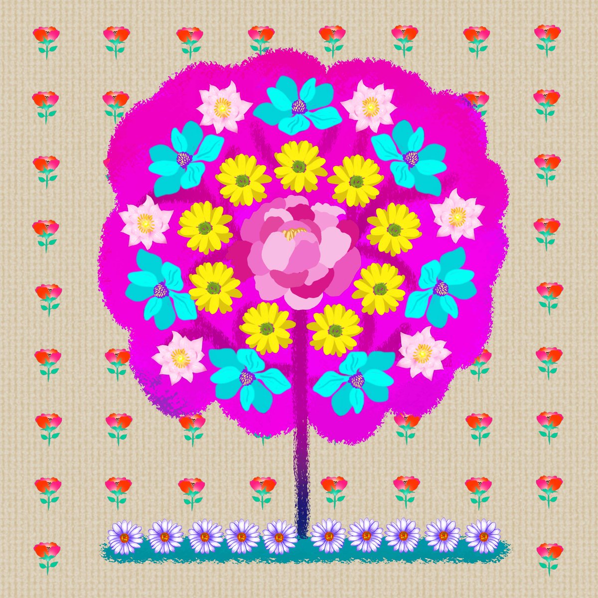 Xana60209731's tweet image. #NFTs #NFTdrop #nftart #nftartist #Ukraine #art #OpenSeaNFT #NFTCommunity  
The collection is made of 5 backgrounds, 5 stars, 5 trees, 5 types of grass and 15 floral motifs🌸🌹🌻🌷🌺
opensea.io/assets/matic/0…