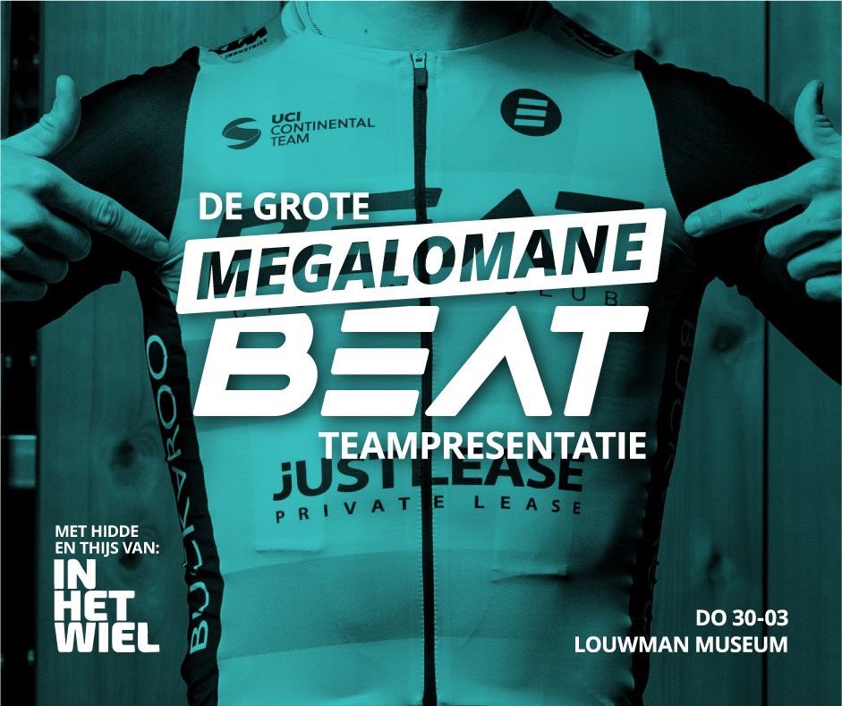 💥 𝐃𝐞 𝐆𝐫𝐨𝐭𝐞 𝐌𝐞𝐠𝐚𝐥𝐨𝐦𝐚𝐧𝐞 𝐁𝐄𝐀𝐓 𝐓𝐞𝐚𝐦𝐩𝐫𝐞𝐬𝐞𝐧𝐭𝐚𝐭𝐢𝐞

🙌🏼 De show wordt gepresenteerd door het bekende In Het Wiel duo: <a href="/HIDDEvWARMERDAM/">Hidde van Warmerdam</a> en <a href="/thijszonneveld/">Thijs Zonneveld</a> op een unieke locatie: <a href="/louwmanmuseum/">Louwman Museum</a> 

👉🏼Scoor hier je tickets: beatcycling.cc/pages/de-grote…