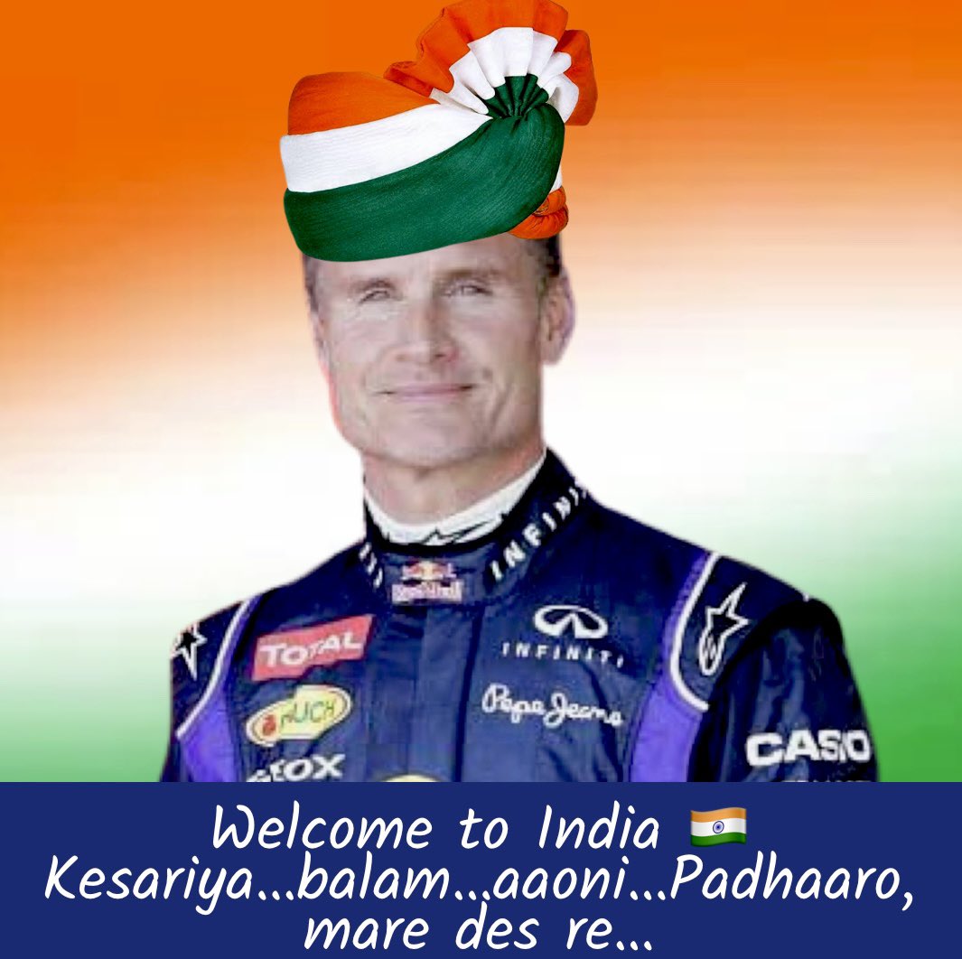 cfmagindia's tweet photo. On this #Holi day, let us welcome @therealdcf1 back to #India folks as he makes his way into #Mumbai this week. After a bit! ๐๐
#F1ShowRun #Mumbai #India #DavidCoulthard #KinkyKylie #SebastianVettel #SV5 @redbullindia https://t.co/8rBLJq7Gf6