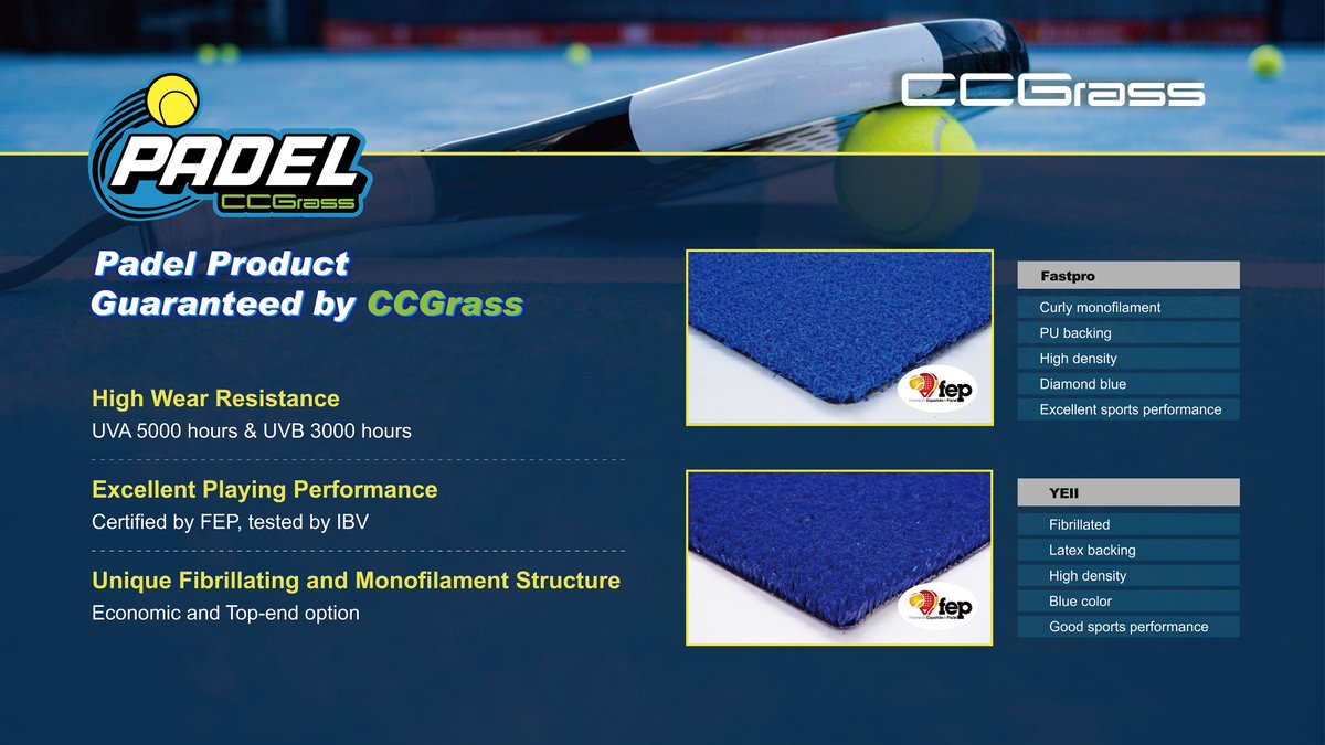CCGrassChina's tweet photo. 🎾 Perfect Padel solutions, optimal playing properties, elevate your game. Explore our Padel turf now!
👉 https://t.co/4kLW1IH07d
#padel #padelturf https://t.co/KmUVx76Jyh