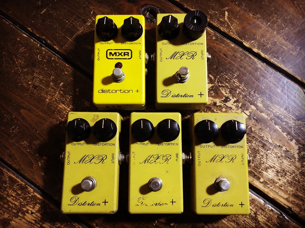 efmaniac's tweet photo. MXR Distortion +も嫌いではありません
@FStompboxes さん協力のもと、ヴィンテージディストーションプラスを弾き比べしましたが、所長は87年製のものが気に入り、手元に置いています
#エフェクター
#mxr
#distortionplus https://t.co/Qy9gXXBrRh