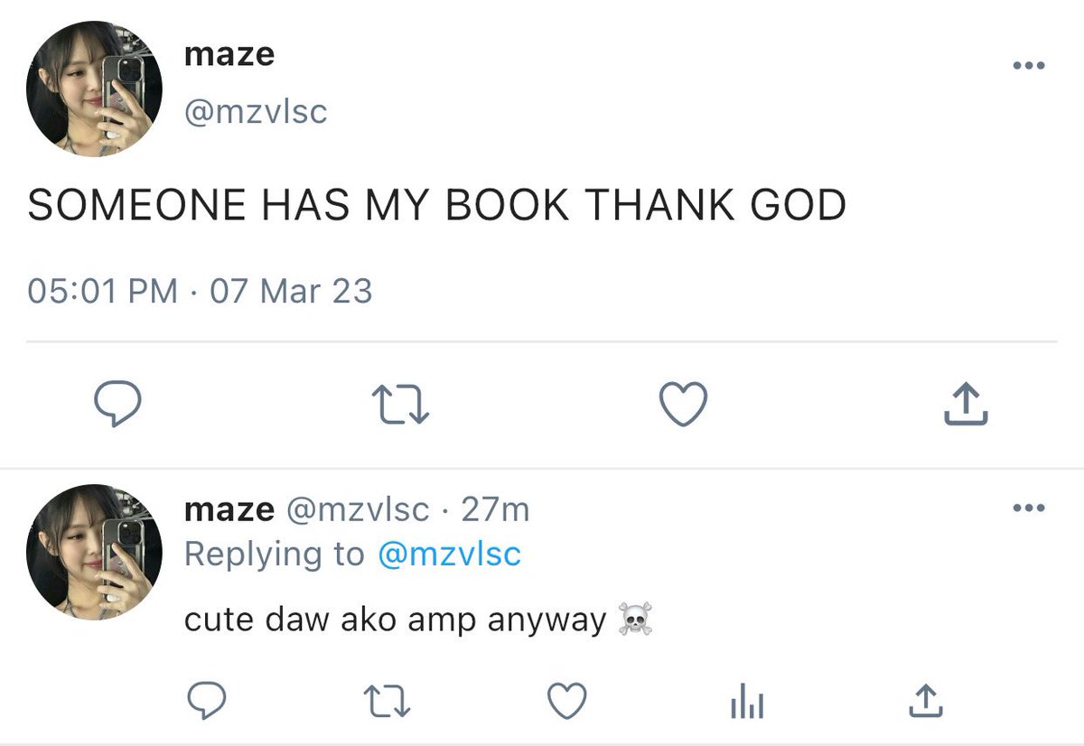 F0RTUNEJEN's tweet photo. trip to remedies | jenlisa au

— wherein a nursing student named maze dozed off on seve’s shoulder while they were riding in a jeepney. seve found her cute and tried to look her up on facebook after seeing her id. https://t.co/hLKXiiaJMK