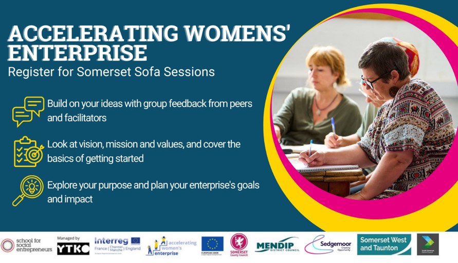 📢DEADLINE EXTENDED📢
AWE for women in #Somerset and the surrounding areas🚀
3 sessions to discuss ideas with us, starting 15 March 2023📅
Gain skills to start your business with an environmental or social purpose🌱
Apply by midday 8 March 2023 ➡️ orlo.uk/LP8O6