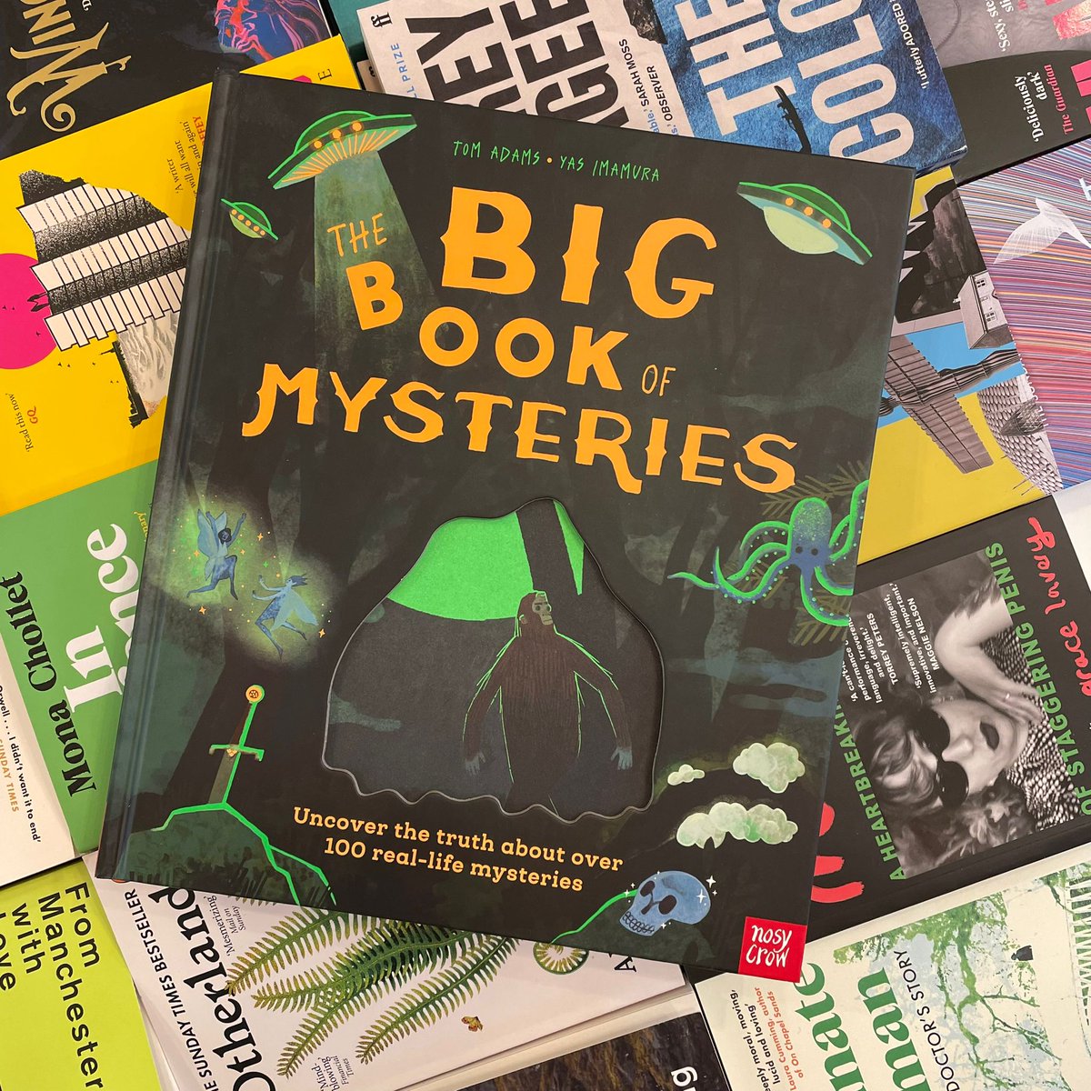 shellgrotto's tweet photo. We're delighted to see the #ShellGrotto included alongside the Bermuda Triangle & Big Foot in this wonderful new book from @NosyCrow. The Big Book of Mysteries by Tom Adams & @yasimamura uncovers the story behind 100 real-life riddles. Get your copy from The Margate Bookshop 🐚 https://t.co/lPw9sMOEtG