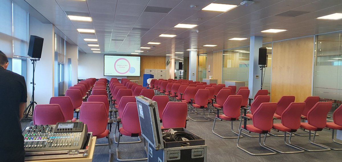 SHSCScot's tweet photo. Good morning @NHSNSS! We are at the Gyle today for the NSD Staff Engagement Day in our trial Conference Area. Excited to welcome our delegates to the space. https://t.co/fNMt4UIKKV