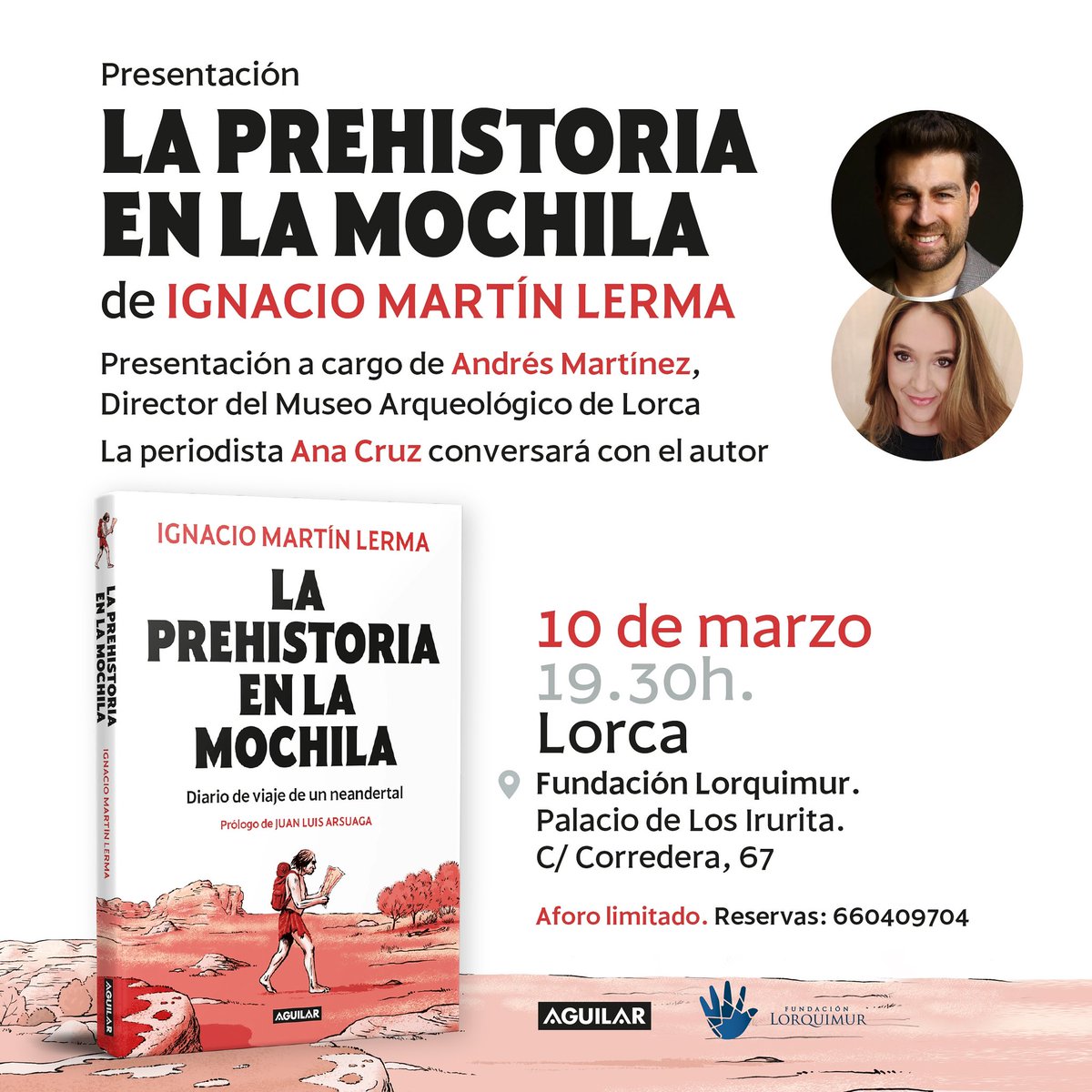 El viaje de Sepik continúa... 
               próximo destino: #Lorca 
¡Os esperamos! 💥

#LaPrehistoriaEnLaMochila 🎒