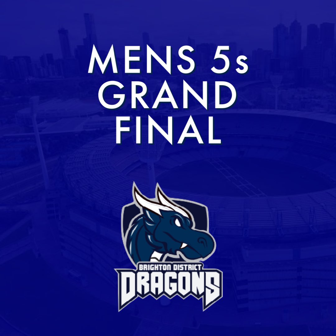 Men’s 5s GF this Saturday 1pm @ William St Reserve!

Come watch the boys finish the year with a Bang!

Thursday 5:30pm - help out the club with a clean up of the rooms followed the final training for the 5s!