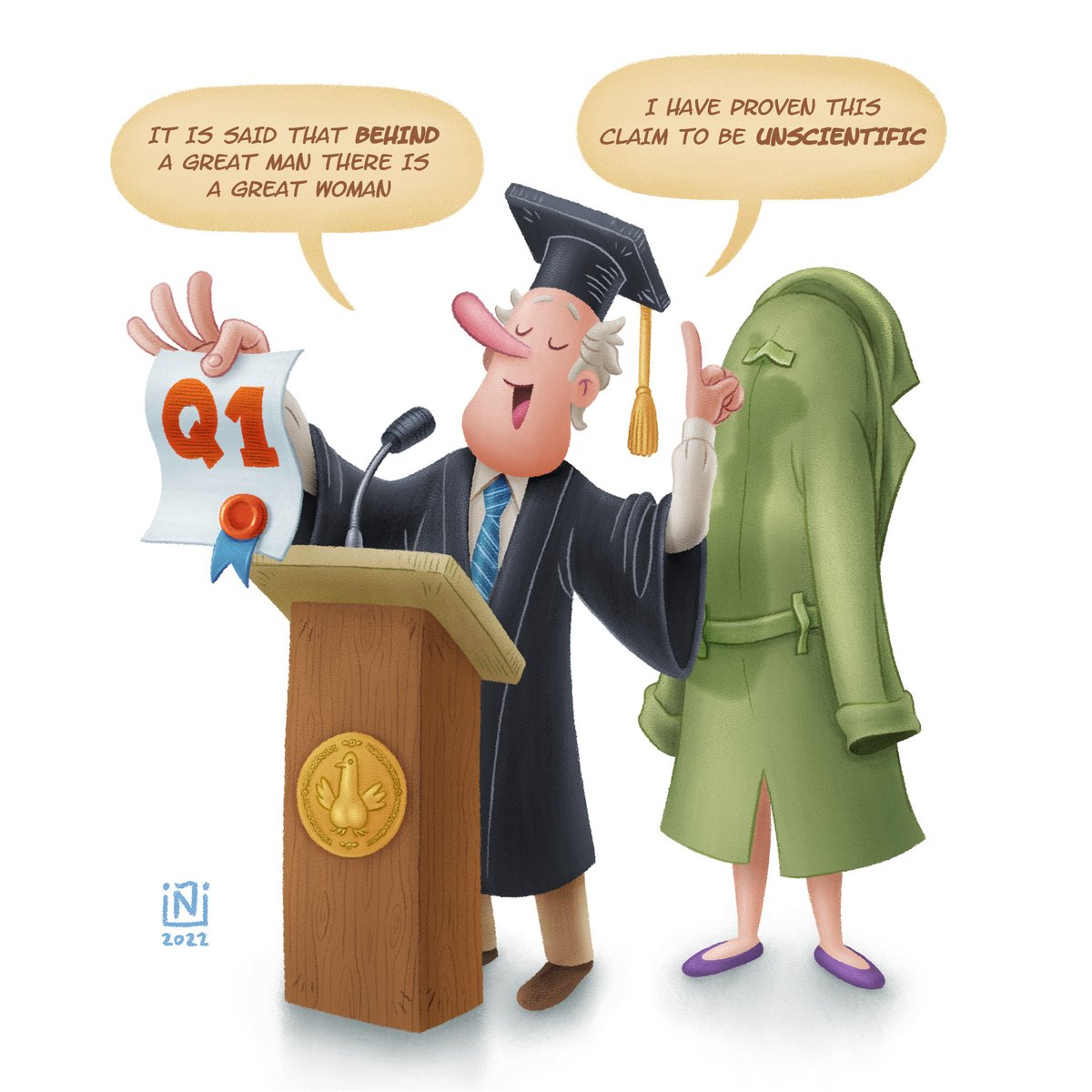 GearingRoles's tweet photo. Our Humorarium Toolkit, by @iMaestroArt, encourages reflection and active participation on the subject of sexism and #GenderEquality in academia, through the use of #feminist humour! 
Check out some of @iMaestroArt's vignettes and see more here: https://t.co/EvjiQJdRmi https://t.co/vWTjZmj9Gw