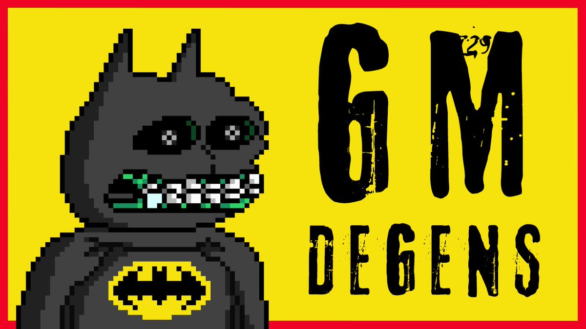 gm degens 🌞

Enjoy your taco Tuesday 🌮