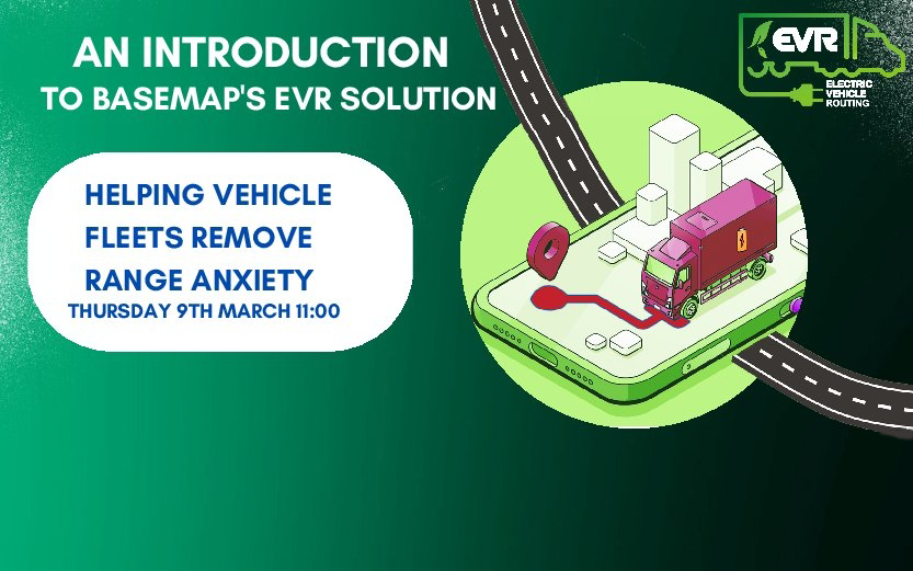 EvRouting's tweet photo. There's still time to join our EVR webinar where we demonstrate how;
Existing fleets can make the switch from combustible engines to Electric
Discuss factors that impact battery life to predict your energy consumption for accurate routing. https://t.co/VQYF5JQ4k1
#electricrouting https://t.co/RVuxDSLIgF
