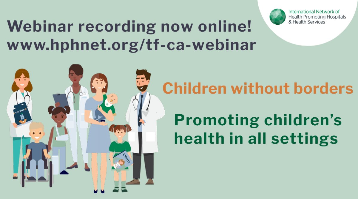 International HPH Network (@hphnetwork) on Twitter photo Missed last week's webinar? No problem, you can watch the recording and view presenter slides here:
hphnet.org/tf-ca-webinar/
🌎🍎🏥👨👩👧👦♻️ Missed last week's webinar? No problem, you can watch the recording and view presenter slides here:
hphnet.org/tf-ca-webinar/
🌎🍎🏥👨👩👧👦♻️