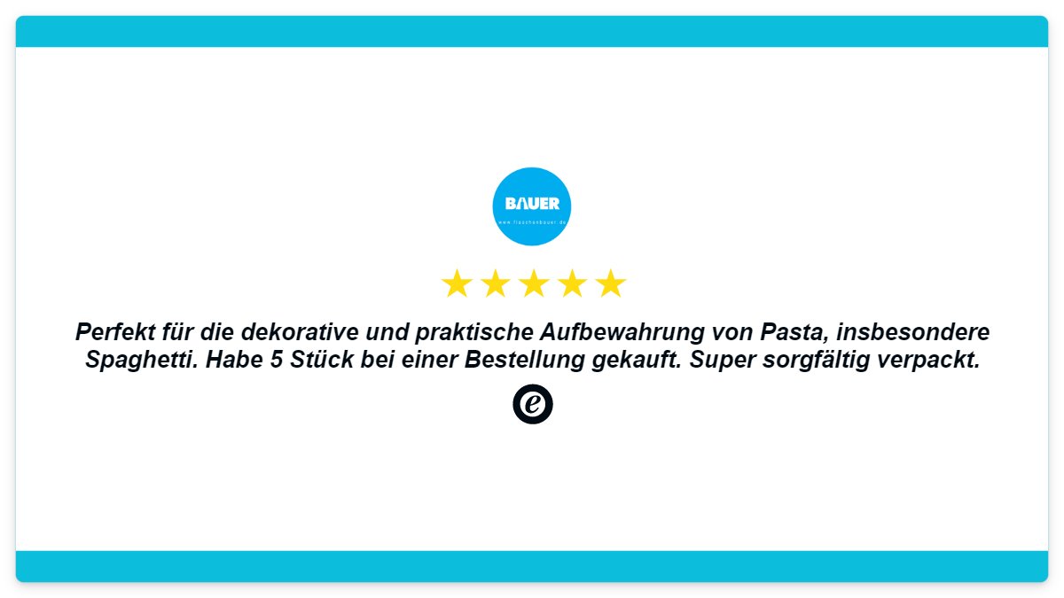 Flaschenbauer's tweet photo. Ein neues Zuhause für 🍝 #Spaghetti 🍝
#Bügelglas 2160 ml 
Das perfekte #Spaghettiglas
#Drahtbügelgläser #Vorratsgläser #Bevorratung
https://t.co/4RcFbbBTHJ https://t.co/MkzINzlcOS