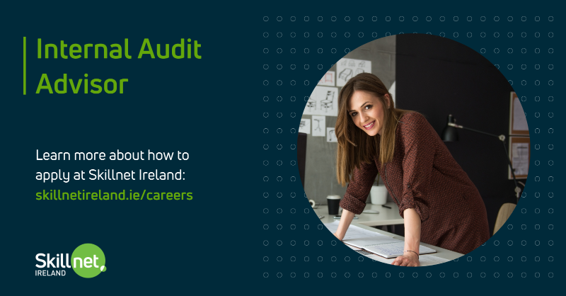 SkillnetIreland's tweet photo. Are you an experienced Internal Audit Advisor?

We are seeking an Internal Audit Advisor on a 12-month fixed-term contract. The core purpose of the role is to help the Risk and Compliance Manager plan, develop and deliver an enhanced function. Closing 15 May. #jobfairy #irishjobs