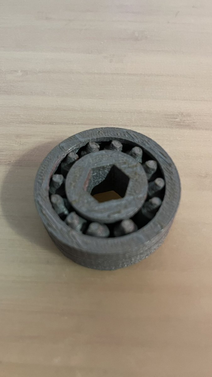 the_LoungeFly's tweet image. 10 years ago… I built a #Makerbot 3D printer from a kit. The first thing I designed and printed was a bearing wheel.
I still have my old 3D printer in basement.
Later I was prototyping for our engineers at work until we bought one in the office.