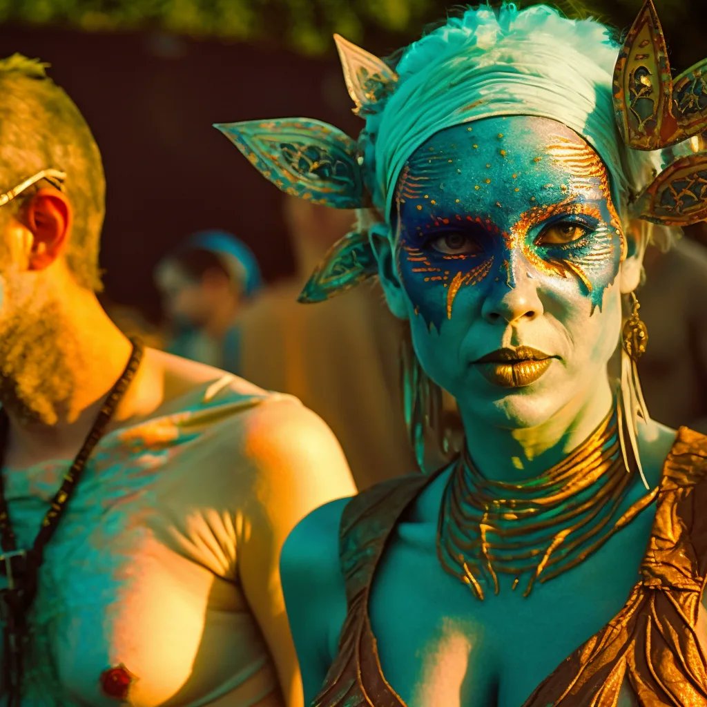 retinafunk's tweet photo. Photos from a Burn festival in the future.
imagined with AI Midjourney
#burn #festivaloutfit #afrikaburn #burningman #festival #facepaint #fashion #iridescent #holographic #desert #psychedelicart #synthography #memyselfandai #aiart #midjourney #art #dmtart #midtrip https://t.co/zV5P1HDXxa