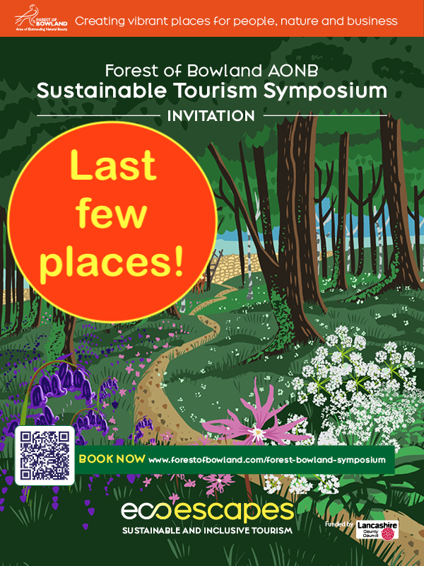 We've been overwhelmed with the positive response to our Sustainable and Inclusive Tourism event later this month! We are nearing capacity for the venue so bookings must close on Friday. Book your place here: forestofbowland.com/forest-bowland…