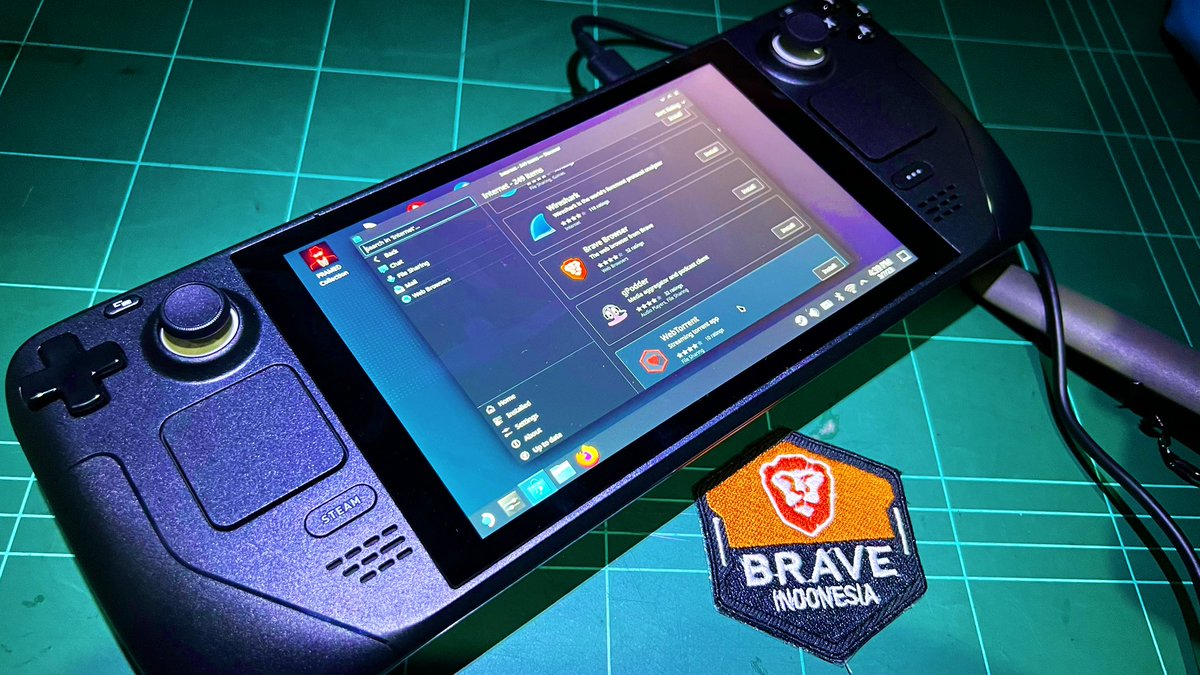 vkbrave's tweet photo. @brave Done! #DefaultBrowser @Brave in #SteamDeck @IndoBrave @PlanetBrave #BeBrave LFG! 🦁✅ https://t.co/Xro7SyNewl