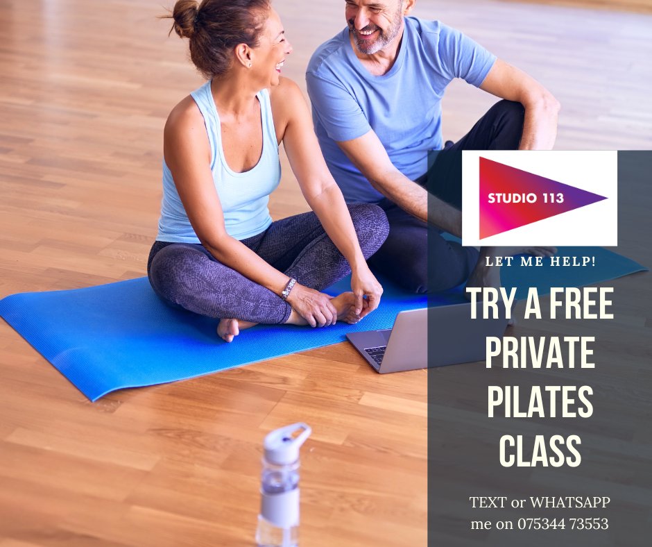 Never tried Pilates before? here are some of the health benefits

✔ Increased core stability
✔ Improved muscle tone
✔ Reduction in stress levels
✔ Improved sense of well-being
✔ Reduction in pain

TEXT or WhatsApp Nicky on 07534 473553 to claim a FREE session. 10 Spaces only