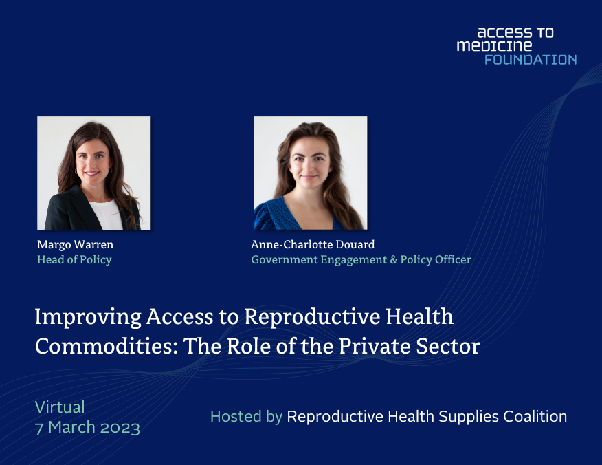 AtMIndex's tweet photo. Today, @Margo_E_Warren &amp; Anne-Charlotte Douard, are taking part in the @rh_supplies #webinar on the role of the private sector in improving access to #ReproductiveHealth commodities, where they will share the #SRHR findings from #ATMI22. 

Read more 👉 https://t.co/UuSVgAN78H https://t.co/ctBxGYqZf5