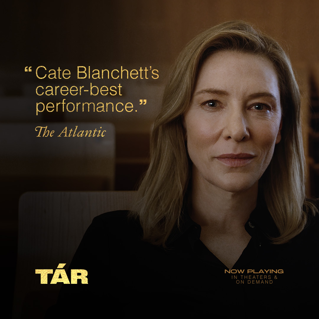 This year, no performance has stunned and enthralled more than Cate Blanchett in #TÁR.