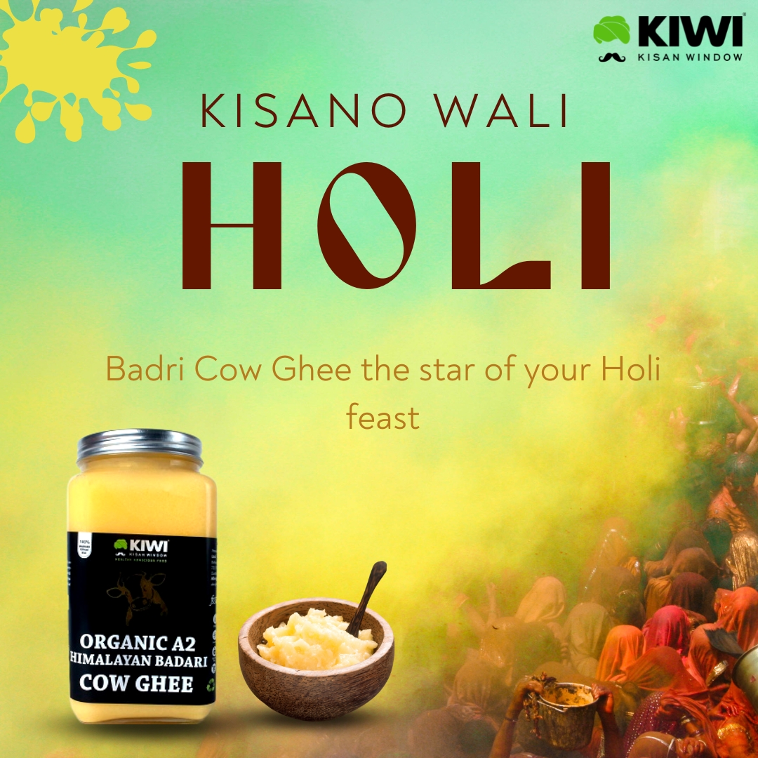 KisanWindow's tweet photo. Make Himalayan Badri Cow Ghee  the star of your Holi feast. Whether it's the mouth-watering Gujiyas or the Crispy Mathris, Cow Ghee adds an unmatched richness and flavor to every dish.

Shop Now At Our Stores!
Dehradun &amp; Chandigarh https://t.co/x2VI4yHTaO