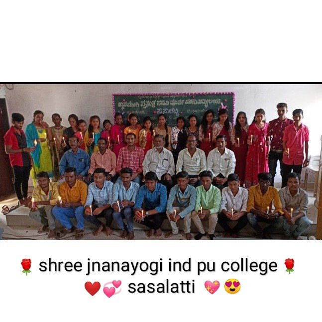 Shree jnanayoga ind pu college
Sasalatti - 587315
Bach 2021 - 2022 .