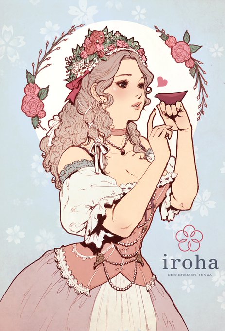 I’m really honored to get to draw for Iroha, a Japanese company that designs elegant and classy adult