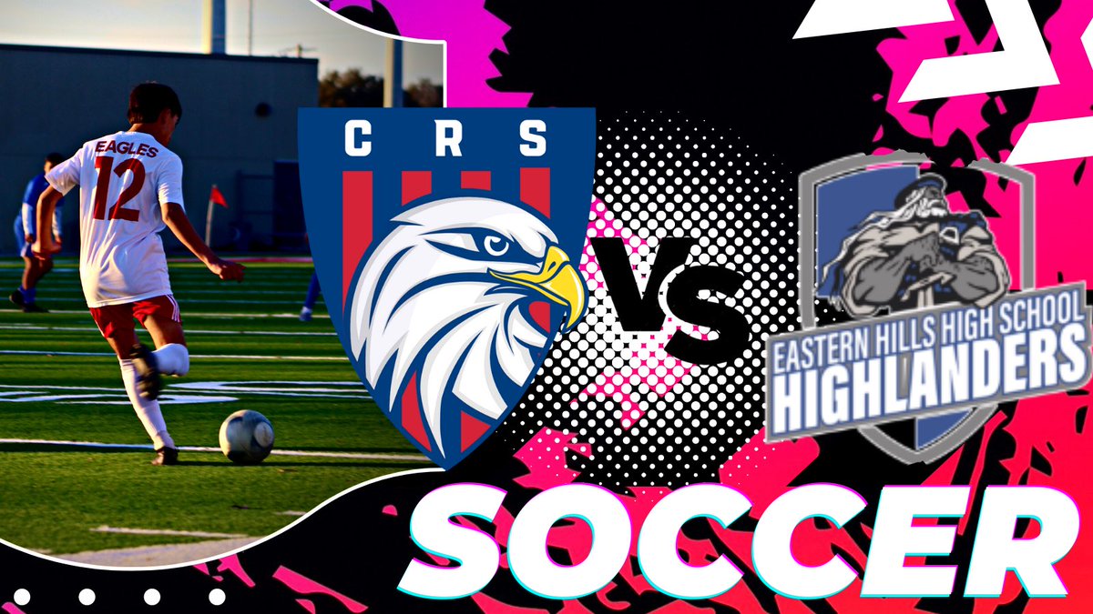 ⚡️🦅⚽️MATCH DAY⚽️🦅⚡️
🗓️March 7, 2023
⌚️JV: 6:30 PM | Varsity 8 PM
🏟️Eastern Hills 
<a href="/FWISDAthletics/">FWISD Athletics</a> <a href="/CRSideAthletics/">Carter-Riverside Athletics</a>
<a href="/Roxanne4FWISD/">Roxanne Martinez</a> 
<a href="/coach_murray/">Philip Murray</a> @LethalSoccer
<a href="/50_50Pod/">The 50/50 Podcast ⚽️🎙</a>
#HailCarter | 🦅|#TXHSSoccer
<a href="/UILTexas/">Texas UIL</a> <a href="/startelegram/">Fort Worth Star-Telegram</a> <a href="/dfwvarsity/">dfw varsity</a>