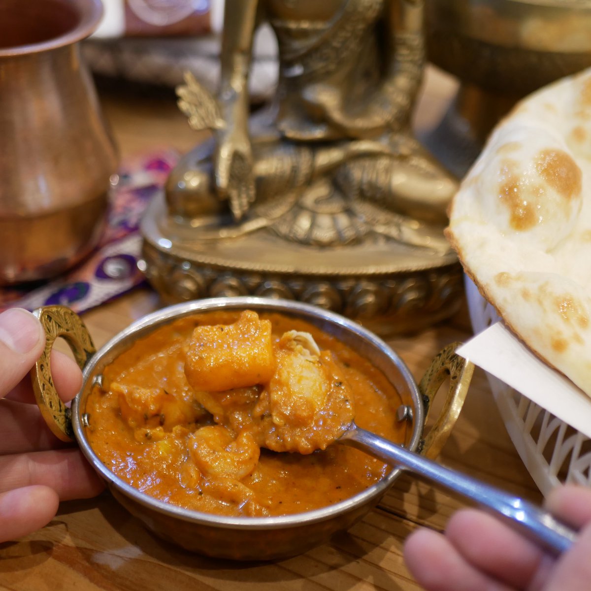 Yass_Curry2007's tweet photo. 期間限定スペシ��ルカレー
シーフードカレーマイルド
3月8日〜21日
濃厚で贅沢なシーフード感！
辛くないマイルドな味わいです。
お持ち帰りでもお求めいただけます。
0285-22-8855 https://t.co/mkECioFakF