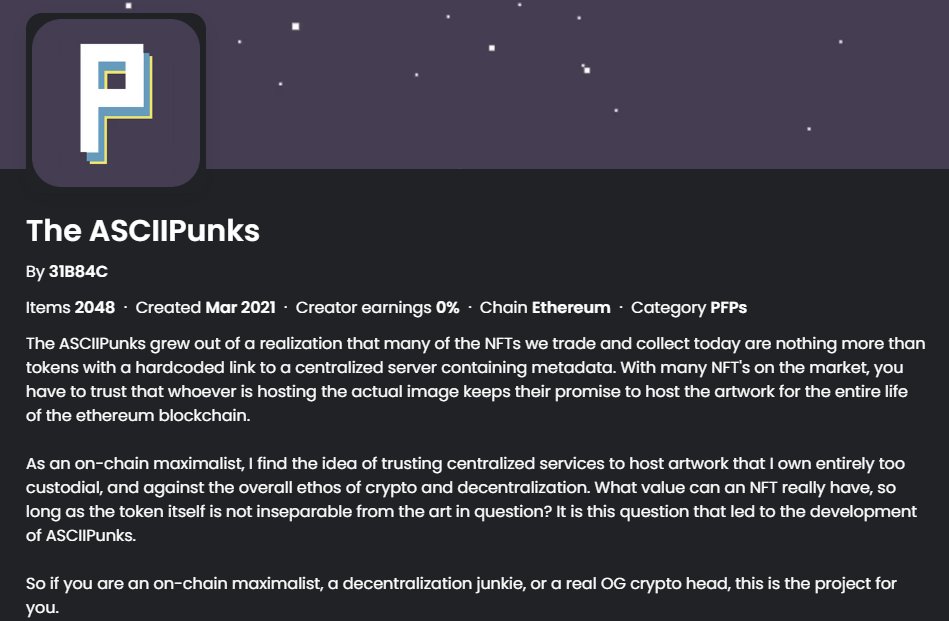 blingonchain's tweet image. mfs talking about on-chain but do you remember this? #onchain #asciipunks