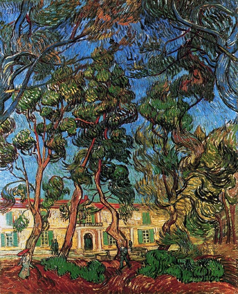 Vincent Van Gogh (1853-1890)
 - Pine Trees in the Garden of the Hôpital Saint-Paul (October 1889)