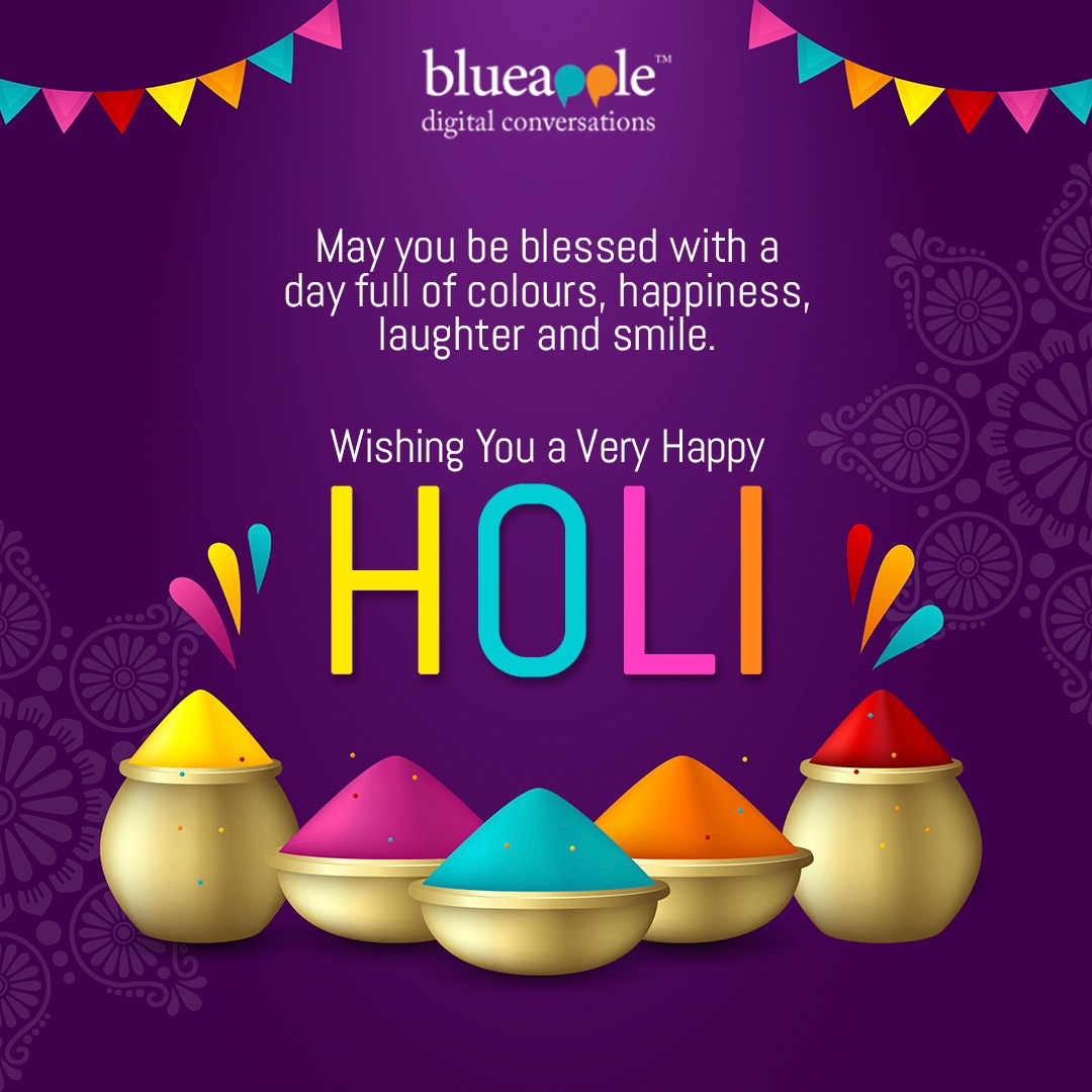 BlueAppleonline's tweet photo. Let's make this Holi unforgettable! Join us for the celebrations. 

#BlueAppleTechnologies #HappyHoli #HoliFun https://t.co/Ktq45aMSfR