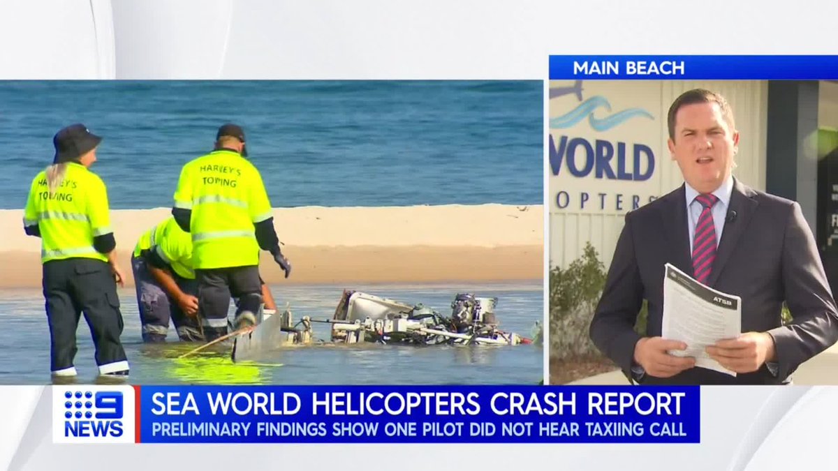 More than two months after the Sea World helicopter disaster, investigators have released a preliminary report into the tragedy.

MORE: https://t.co/OBAxz1n0G8

@PeterFegan9 #9News https://t.co/OY3TaCaPPA