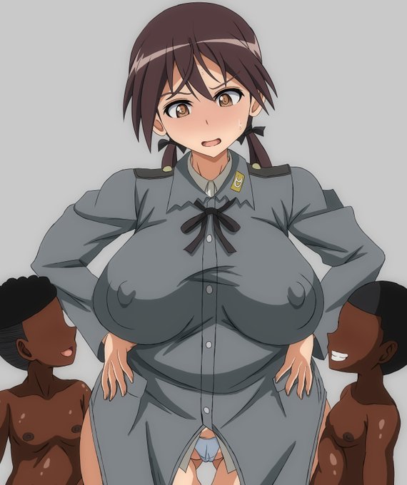 元気な少年たちの面倒を見ることになったバルクホルンお姉ちゃん 