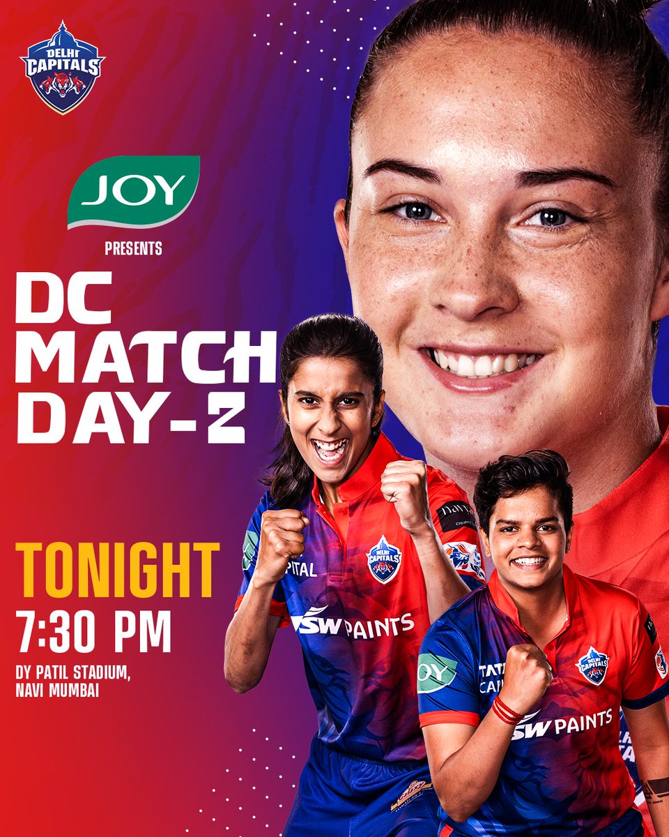Game face 🔛 as we aim to make it two out of two 👊

#YehHaiNayiDilli #CapitalsUniverse #DCvsUPW  @Joypersonalcare