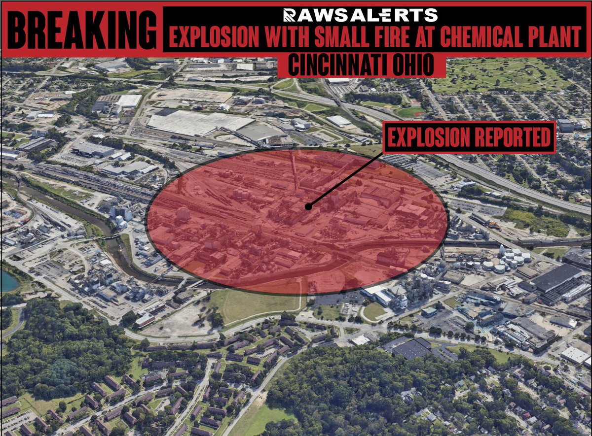 🚨#BREAKING: Emergency crews are on scene for an explosion at a chemical plant. #prayforohio