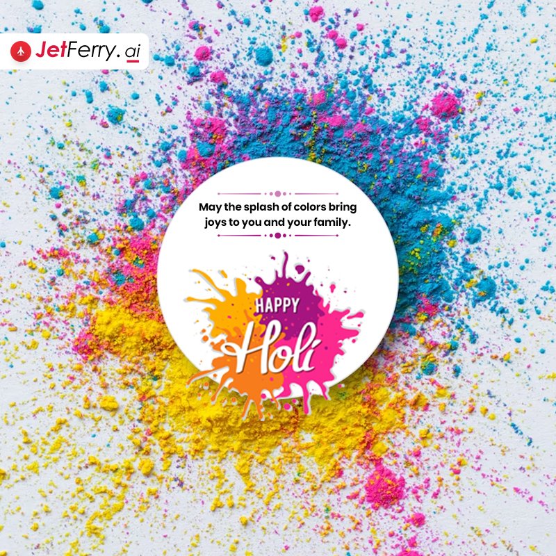 JetFerry's tweet photo. #Holi #Holi2023 #HappyHoli #HappyHoli2023 https://t.co/bc3j6iLRpT