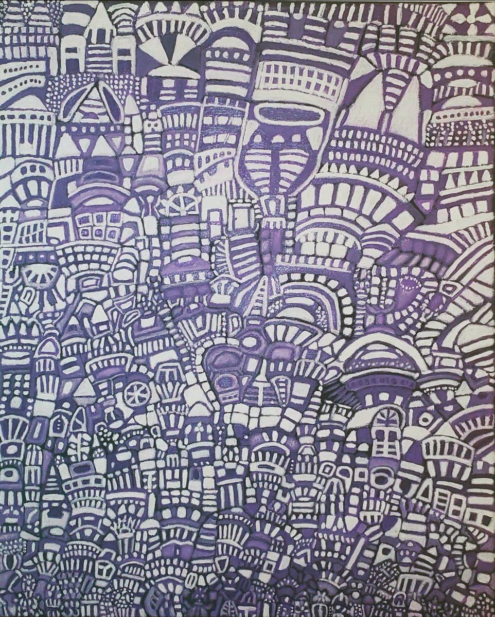 FacesOfKenOliva's tweet photo. 🎨"#Metro #Matrix"
●#4 in the series
●20"h x 16"w
●acrylics on black canvas
#FoKO #masKOts #ShareART
@LaurelLHolloman #laurelholloman @artsrow @artfinder @artplode #purple @Support_Arts @art_aperture @ColoradoMills #metropolis https://t.co/qYkf0KrVmI https://t.co/m79F2vlTyi https://t.co/EdxUmBxoW7