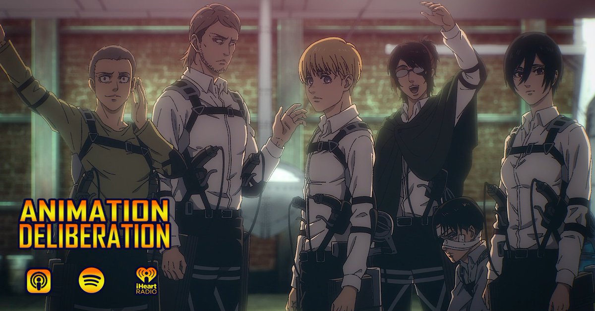 The final chapters of the final season of the final part of #AttackOnTitan are here! Lucky for you it isn't our final podcast, but it is a very interesting turn of jokes! Check it out now wherever you get your podcasts!