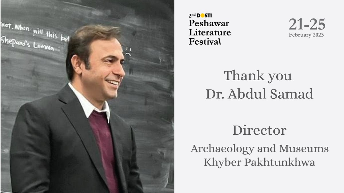 peshawarfest's tweet photo. With immense gratitude, we want to extend our heartfelt thanks to @samadarab, Director,  @KPDOAMOfficial for his unwavering support and commitment to the success of @peshawarfest. Visitors had a wonderful time exploring the vibrant hub of #GandharaArt.#ThankYou #CulturalSupport. https://t.co/4LDUqgjnVz