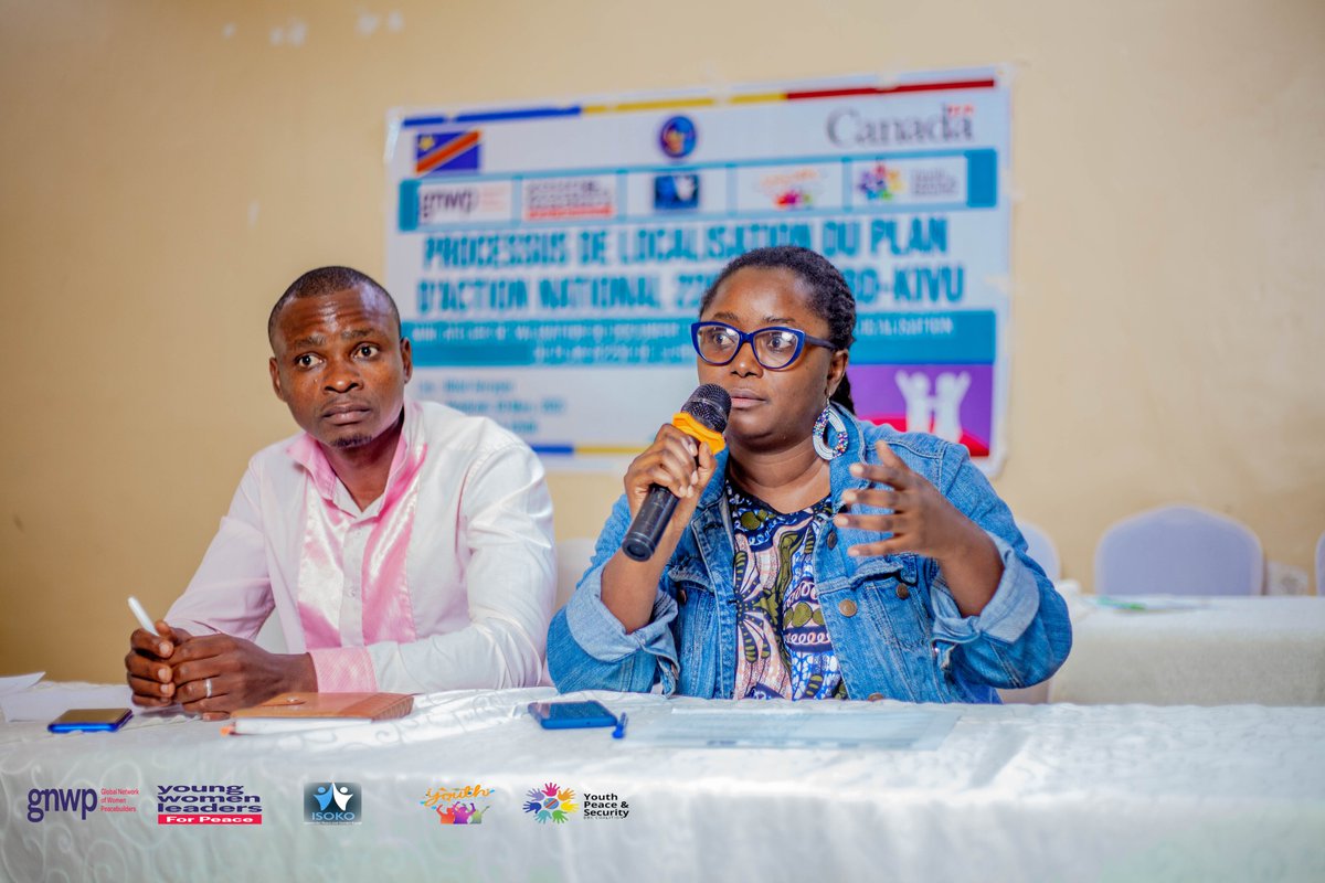 ErasmeEraste's tweet photo. Engagés pour la paix et la sécurité au @NordKivu6 , ce 3/03/2023 les discussions ont été trop enrichissantes pour la validation du document de plaidoyer de la localisation du PAN 2250
@gnwp_gnwp @CanadaRDC @RDC_JPS @peace_drc
@WY4PSinAfrica @FemmesPaixSec
#Localizing2250 https://t.co/iTHiS1p9zU