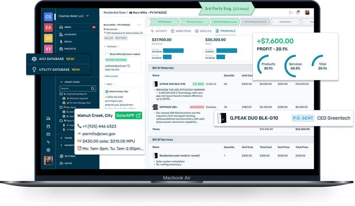 AbdullahZandani's tweet image. As you may know, I’m building Coperniq.io together with @mxkazakov. It's workflow software for solar companies, which cuts cost per installation by $3K &amp;amp; accelerates projects by 45 days.

Recently we got into #ycombinator W23 batch. Thank you @gustaf  &amp;amp; @dflieb for