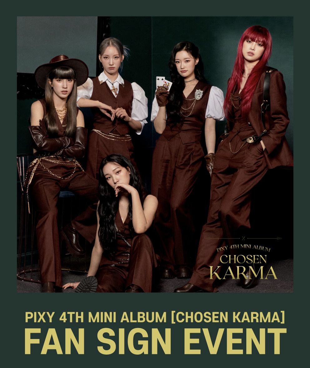 Image for [NOTICE 🔔] PIXY 4TH MINI ALBUM 'CHOSEN KARMA' The first face-to-face fan signing event with Pixy✨(w.Music Art) 📆 Signing event schedule 2023.03.11 (Sat) PM 19:00 (KST) ✔Application Period ~ 2023.03.07 (Tue) PM 23:59 (KST) (based on payment completion) 📎https://t.co/d9ph5NnMpe PIXY music art musicart CHOSEN_KARMA https://t.co/e4cWs46d5s