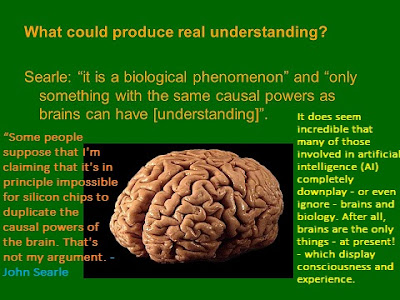 JOHN SEARLE ON AI AND THE BRAIN'S CAUSAL POWERS

#JohnSearle's position on #artificialconsciousness is based on the “#causalpowers” of the  #brain.... Do a fair few of those in #artificialintelligence (#AI) downplay - or even ignore - brains & #biology? 

paulaustinmurphypam.blogspot.com/2018/05/searle…