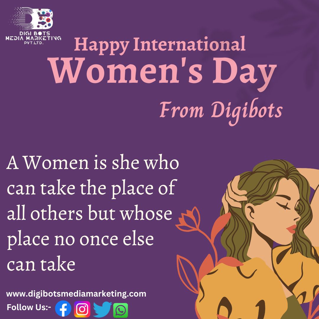 digibotsmedia's tweet photo. Happy International Women's Day From Digibots

@digibotsmedia 
https://t.co/DGKHFyJvUb

 #happywomenday #womenday #InternationalWomenDay #digibots #digibotsmedia #digibotsmediamarketing #women #digitalmarketing #digitalmarketingagency #digitalmarketingservices https://t.co/3ySm6JGmQ6