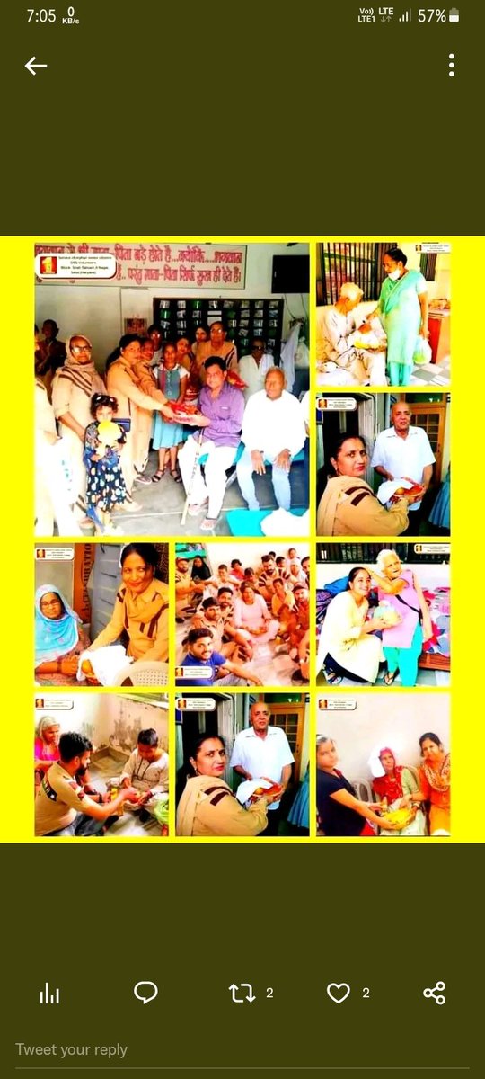 sahilkumar1215's tweet photo. Old Age Care is the initiative took by Saint Gurmeet Ram Rahim Ji Ito take care of the orphan old people who were neglected by their children due to deteriorating values of family life, chilldren are very busy in building their career and neglecting their parents. 
#ElderlyCare https://t.co/3mFoCV99wg